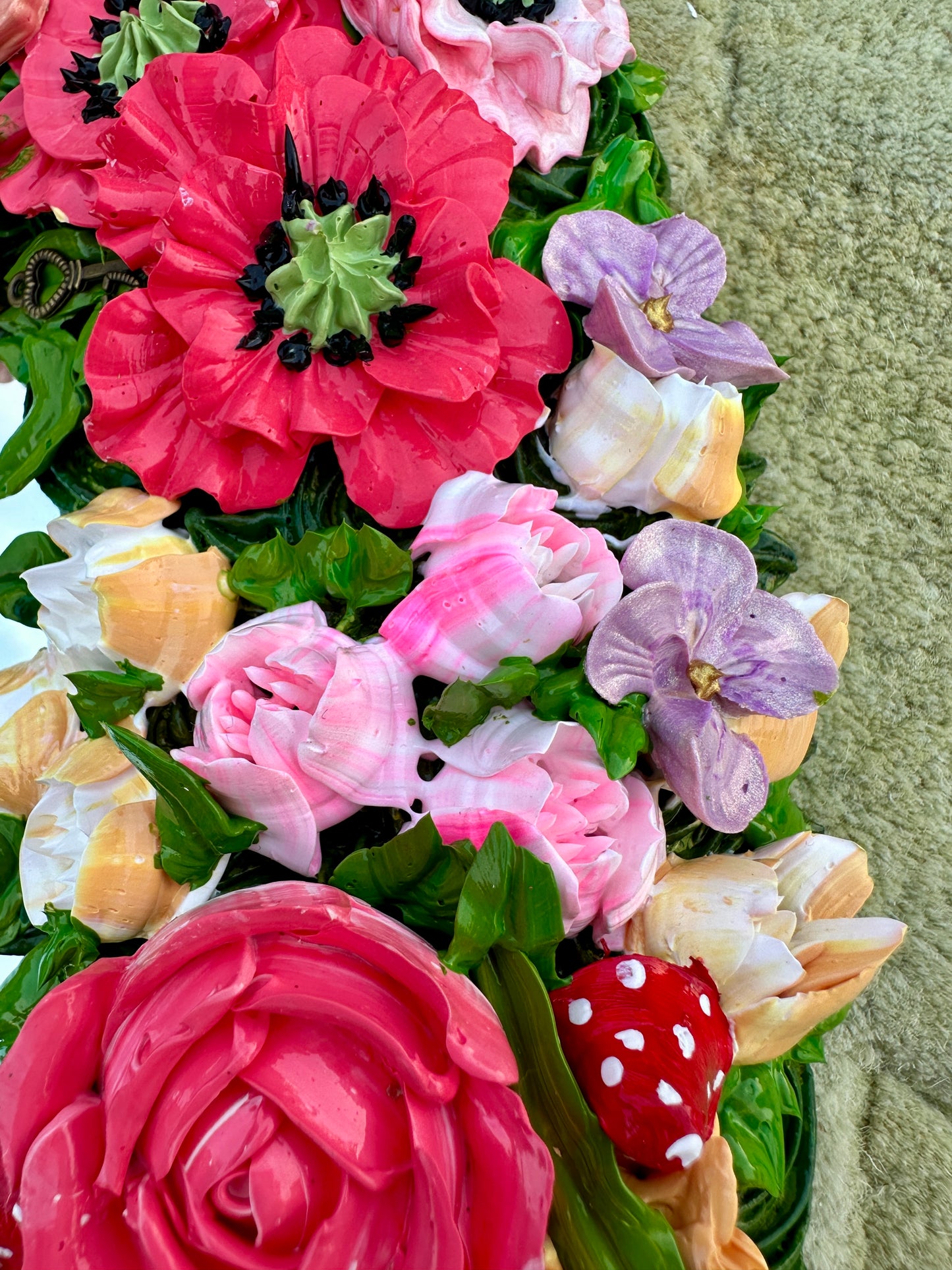 Through the ‘flowering’ glass