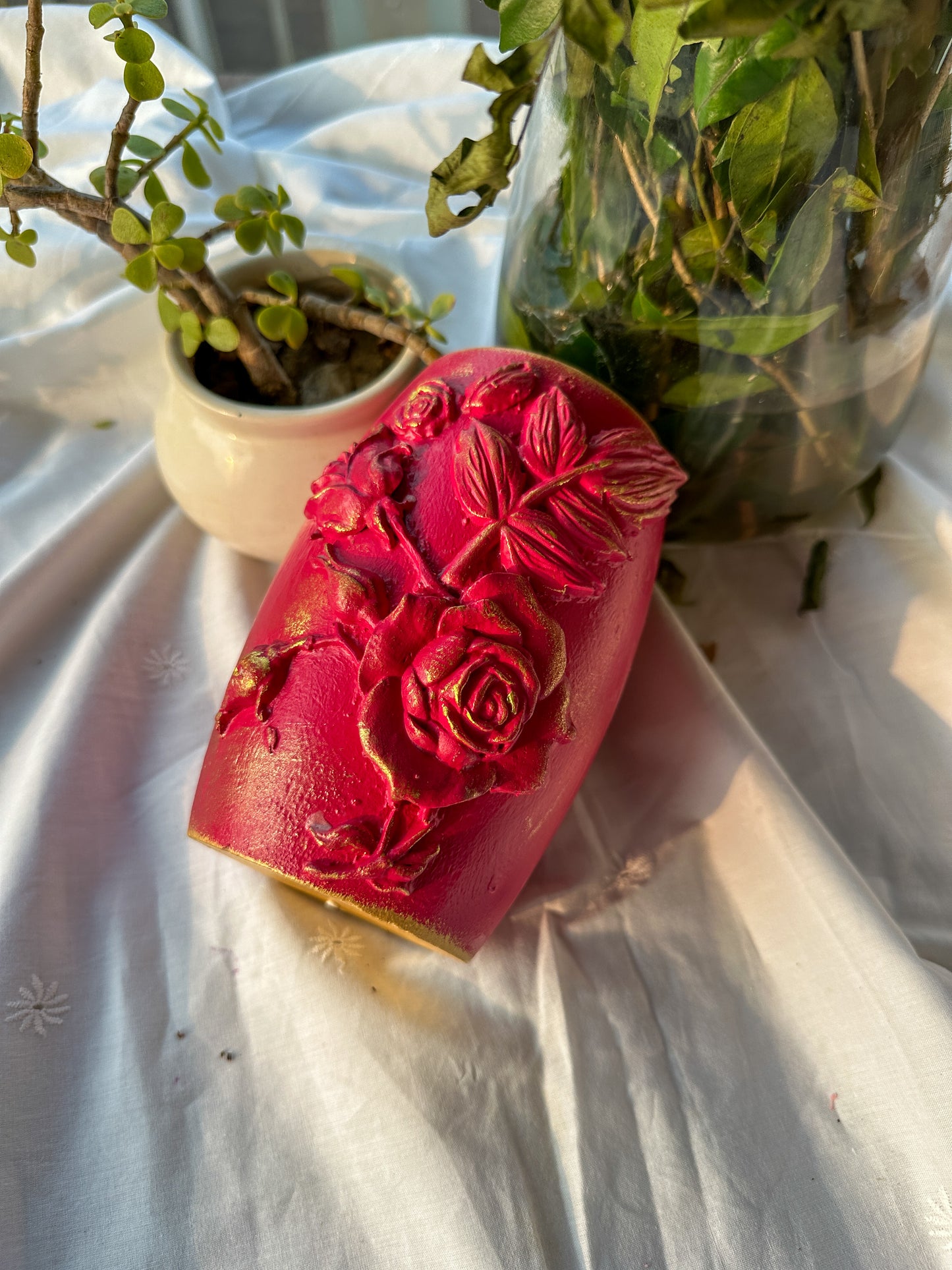 Wooden Holder — Pink Collection