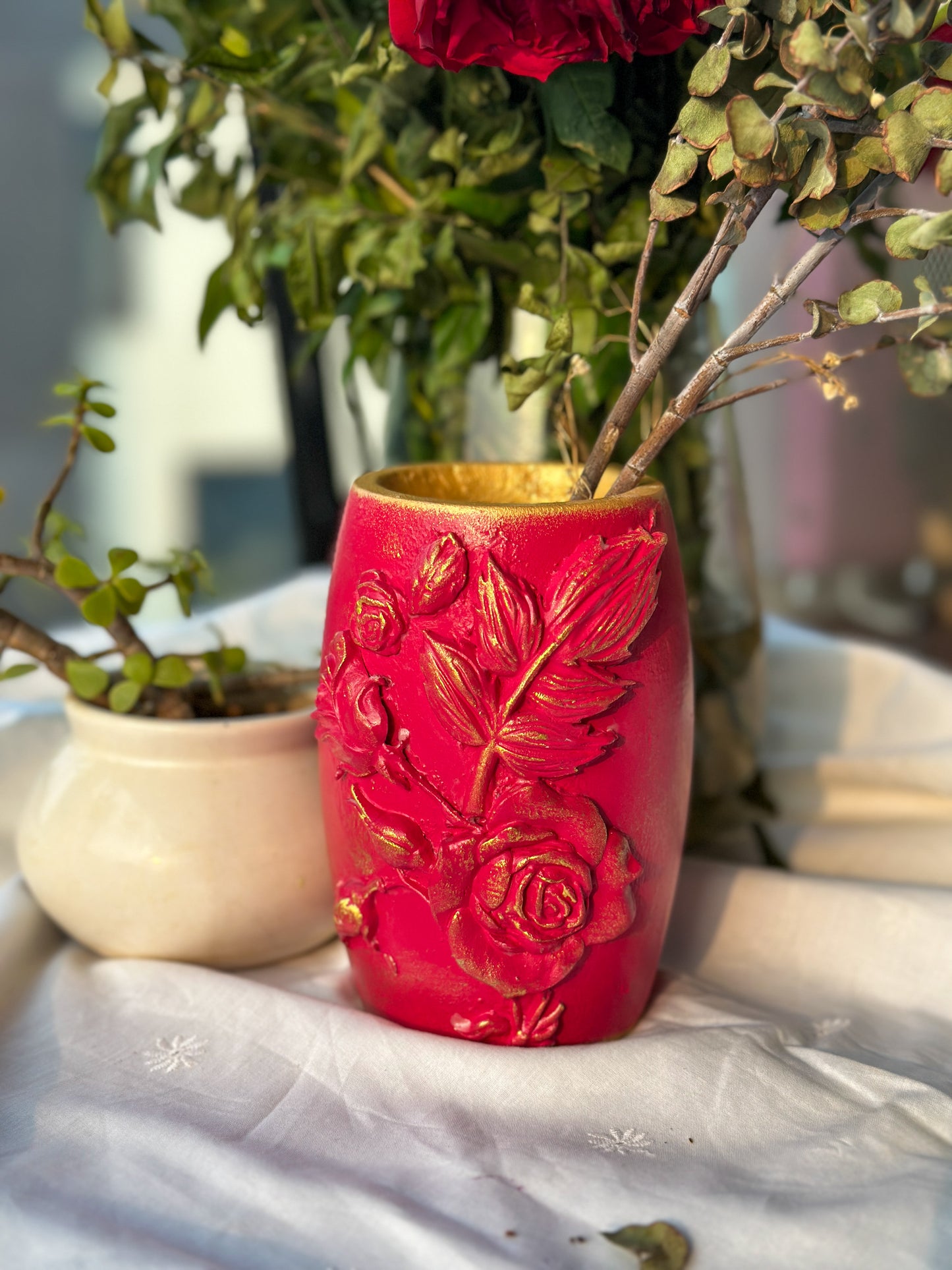 Wooden Holder — Pink Collection