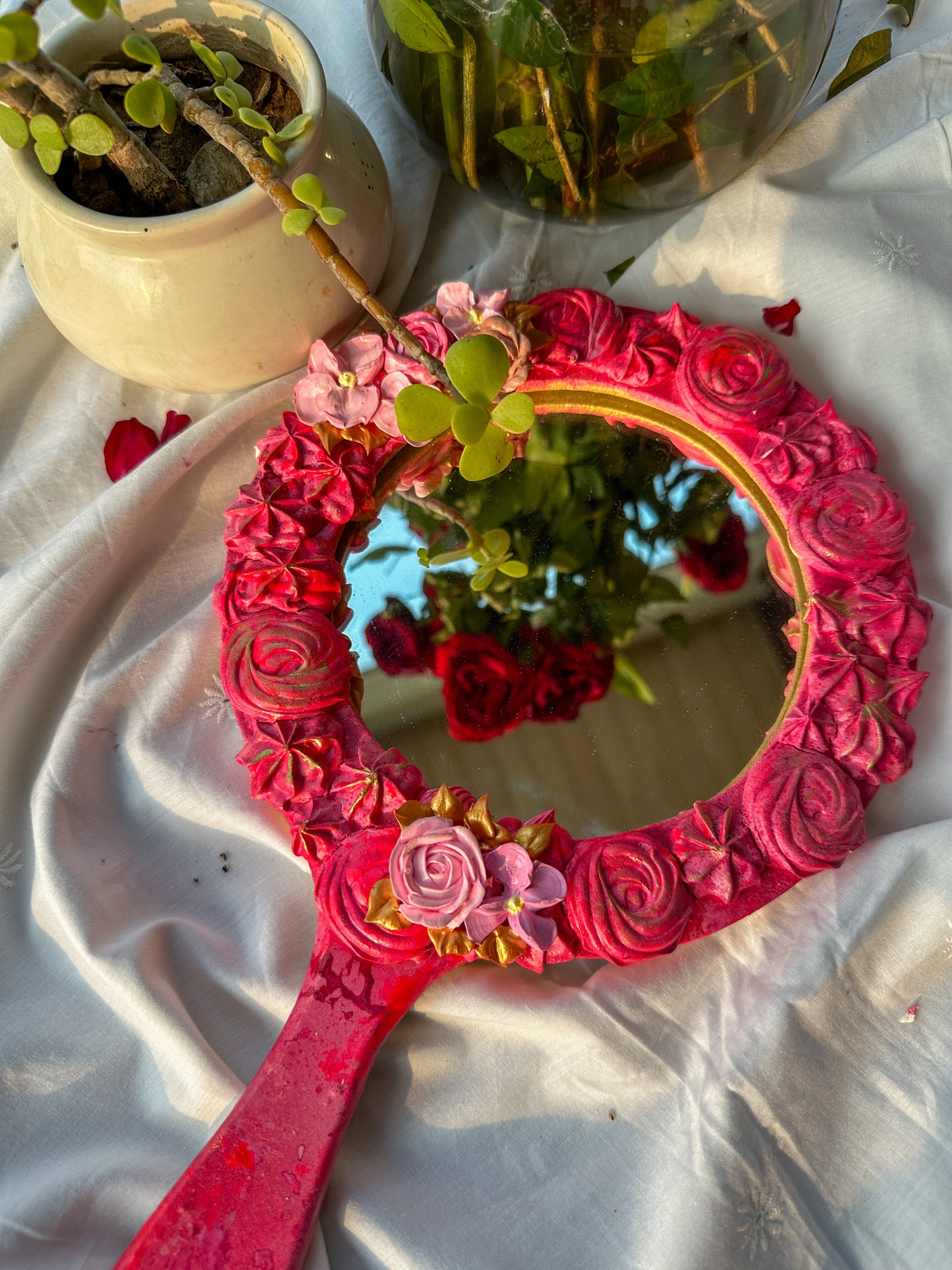 Hand Mirror- Pink Collection