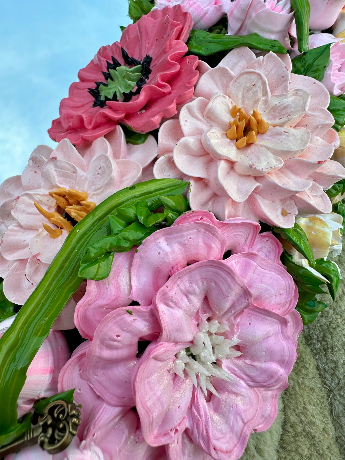 Through the ‘flowering’ glass