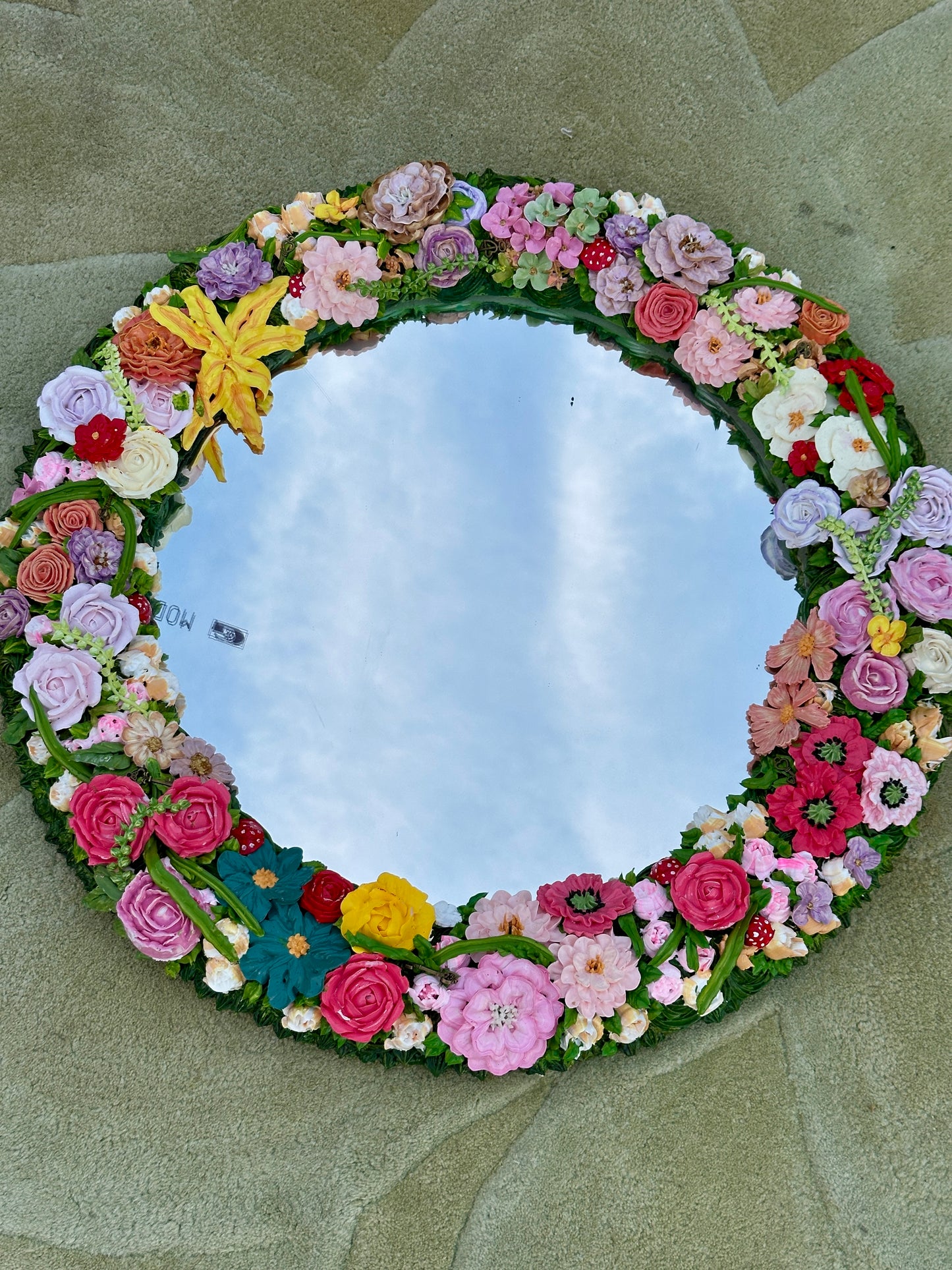 Through the ‘flowering’ glass