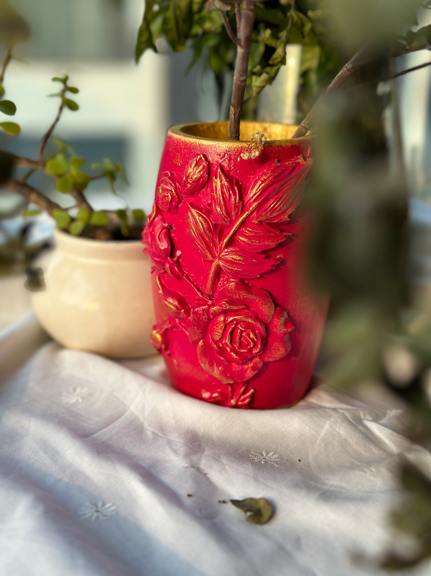 Wooden Holder — Pink Collection