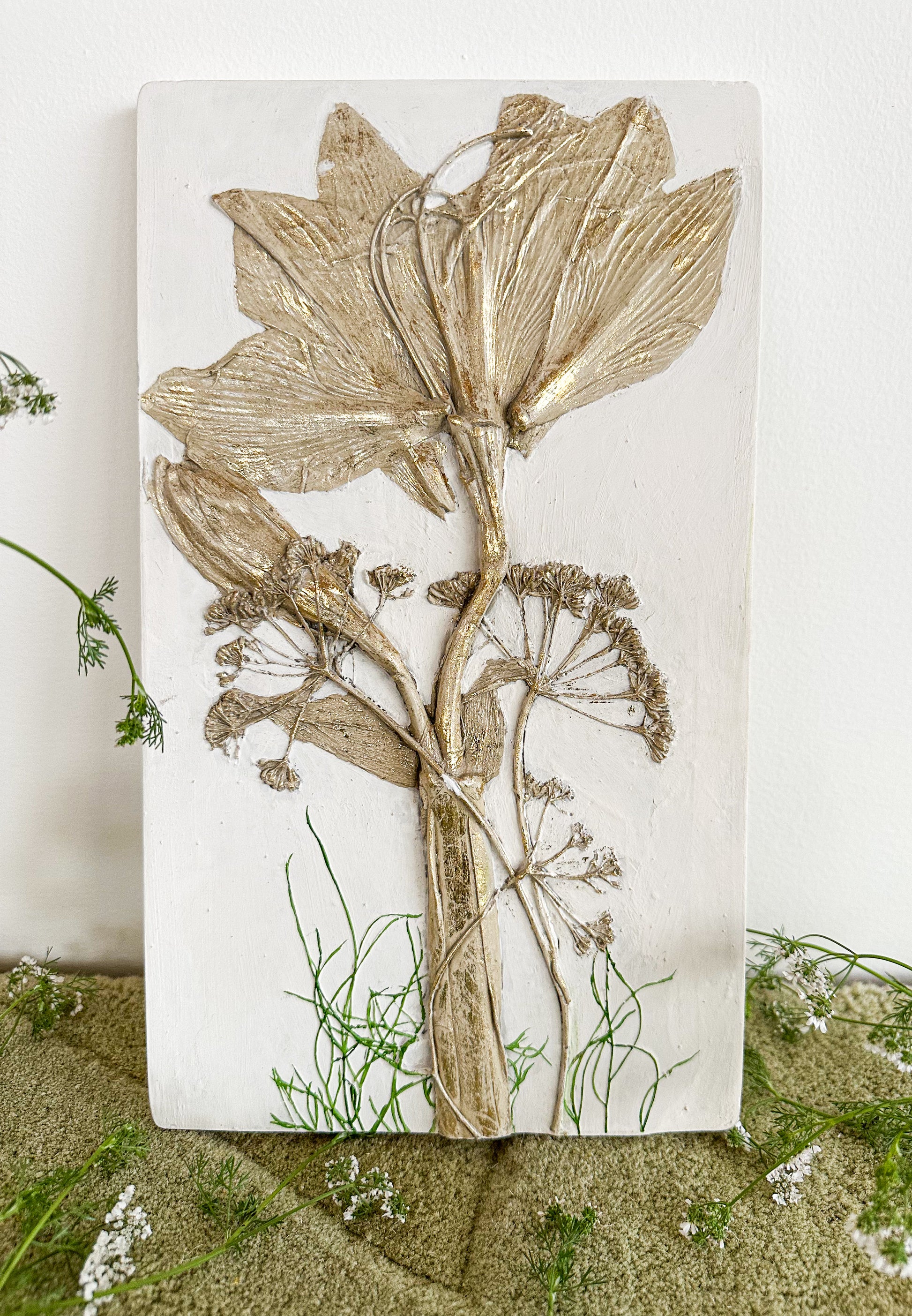 Botanical Cast made with a Red Lily